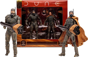 Dune Movie 2 7 Inch Action Figure Box Set Exclusive - 2-Pack (Stilgar & Shishakli) Gold Label