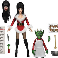 Elvira 8 Inch Action Figure Clothed Series - Elvira's Very Scary Xmas