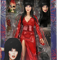 Elvira Mistress of the Dark 8 Inch Action Figure Clothed Series - Elvira Red Fright and Boo