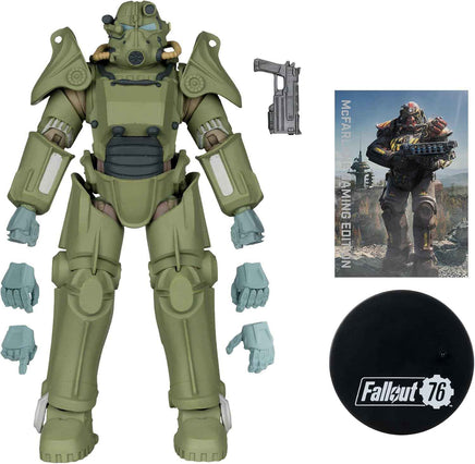 Fallout 76 7 Inch Action Figure Exclusive - T-45 Military Armor Red Platinum