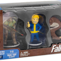 Fallout 3 Inch Mini Figure BAF Deathclaw 2-Pack - T-51 Power Armor and Vault Boy (Classic)