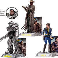 Fallout Movie Maniacs 6 Inch Static Figure Box Set Exclusive - Lucy & Maximus & The Ghoul Gold Label