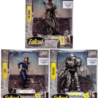 Fallout 6 Inch Static Figure Movie Maniacs - Set of 3 (Ghould - Lucy - Maximus)