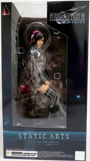 Final Fantasy FFVII Remake 8 Inch Statue Figure Static Arts - Tifa Lockhart Exotic Dress