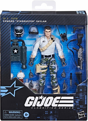 G.I. Joe Classified 6 Inch Action Figure Deluxe Exclusive - Starduster Edward Skyklar #136
