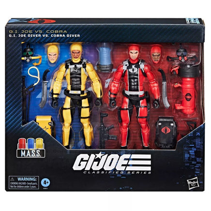 G.I. Joe Classified 6 Inch Action Figure 2-Pack Exclusive - G.I. Joe Diver Vs. Cobra Diver
