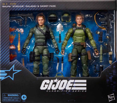 G.I. Joe Classified 6 Inch Action Figure 2-Pack - Ralph Steeler Pulaski & Short-Fuze Reissue