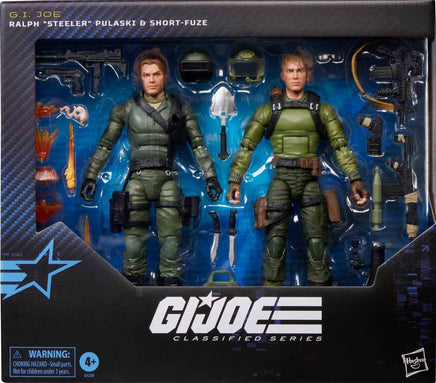 G.I. Joe Classified 6 Inch Action Figure 2-Pack Exclusive - Ralph Steeler Pulaski & Short-Fuze