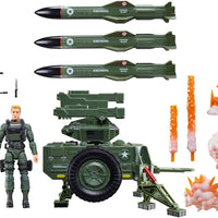 G.I. Joe Classified 6 Inch Scale Vehicle Figure - Clayton Hawk Abernathy with M.M.S. (Mobile Missile System)