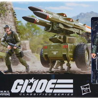 G.I. Joe Classified 6 Inch Scale Vehicle Figure - Clayton Hawk Abernathy with M.M.S. (Mobile Missile System)