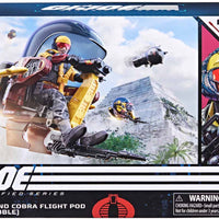 G.I. Joe Classified 6 Inch Vehicle Figure Exclusive - Tele-Viper and Cobra Flight Pod #98