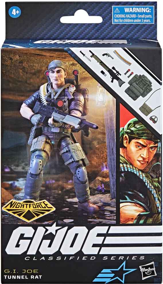 G.I. Joe Classified 6 Inch Action Figure Nightforce Exclusive - Tunnel Rat #107