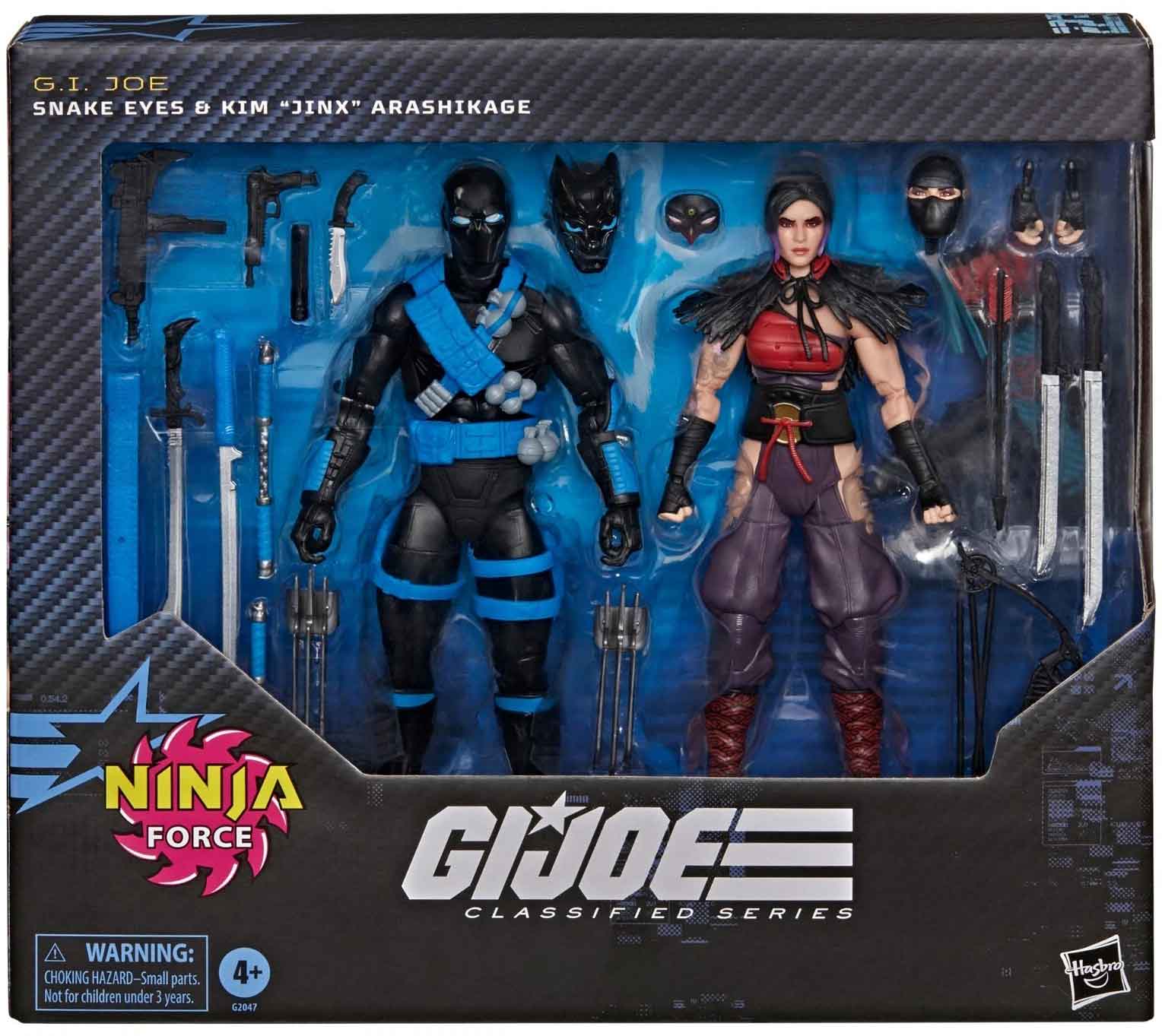G.I. JOE Commando Team 未開封 フィギュア G.I. Joe Classified 6 Inch Action Figure Ninja Force 2-Pack
