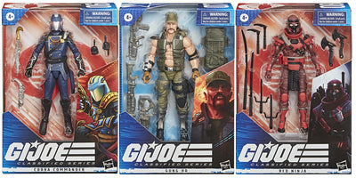 G.I. Joe Classified 6 Inch Action Figure Series 2 - Set of 3 (#06 - #08)