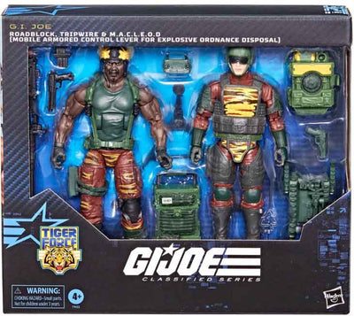 G.I. Joe Classified 6 Inch Action Figure Tiger Force 2-Pack - (Roadblock - Tripwire - M.A.C.L.E.O.D)