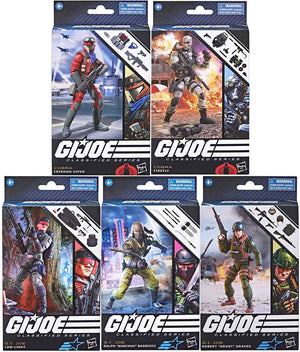 G.I. Joe Classified 6 Inch Action Figure Wave 15 - Set of 5 (#84 to #87 & #80)