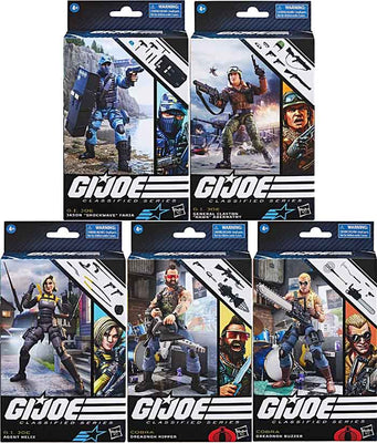 G.I. Joe Classified 6 Inch Action Figure Wave 16 - Set of 5