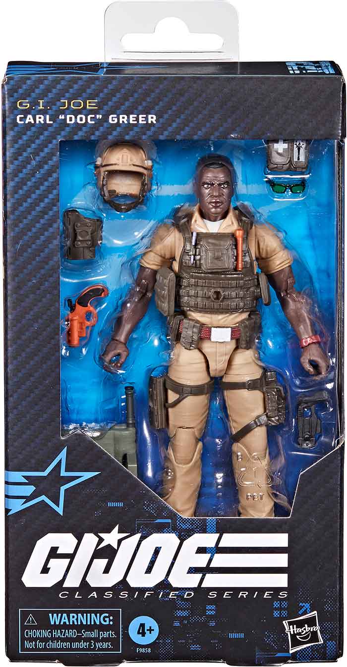 G.I. Joe Classified 6 Inch Action Figure Wave 18 - Carl Doc Greer #122