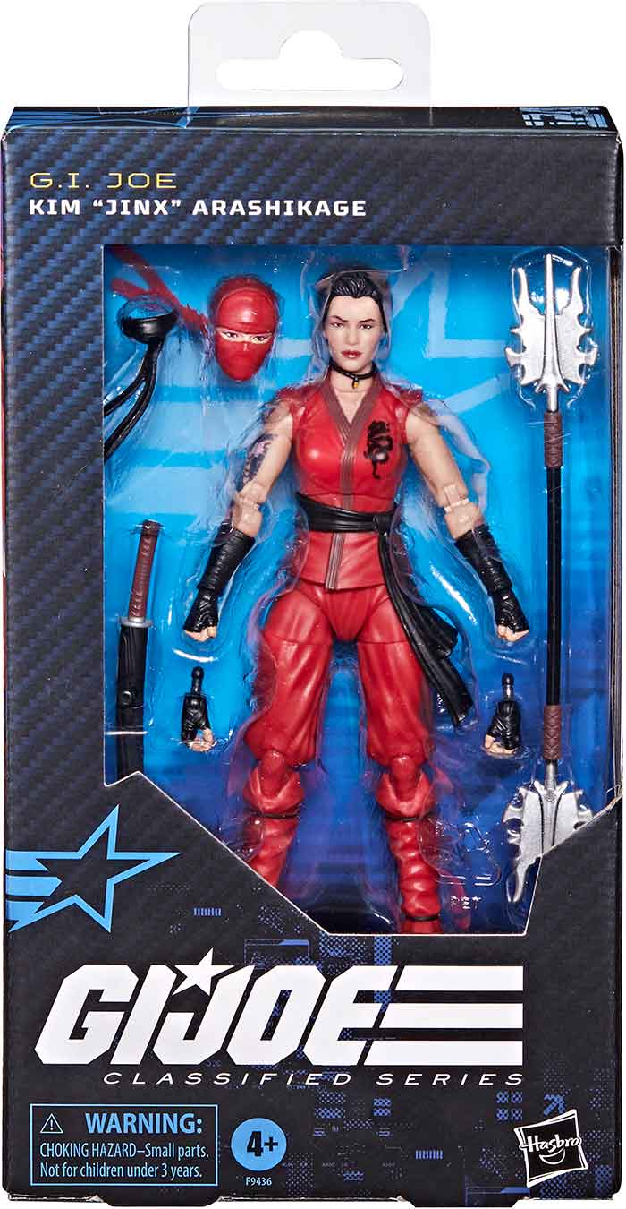 G.I. Joe Classified 6 Inch Action Figure Wave 18 - Kim Jinx Arashikage #124