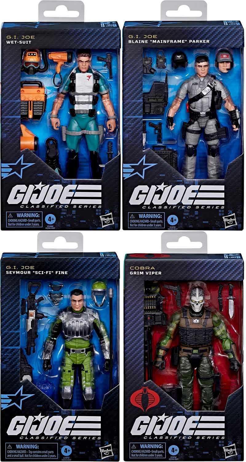 G.I. Joe フィギュア 6体セット G.I. Joe Classified 6 Inch Action Figure Wave 23 - Set of 4 (#176