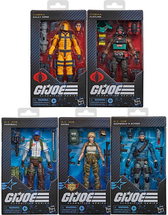 G.I. Joe Classified 6 Inch Action Figure Wave 27 - Set of 5 (#229 to #232 & #253