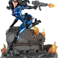 G.I. Joe Gallery 10 Inch Statue Figure PVC Exclusive - Baroness (Blue) SDCC 2023