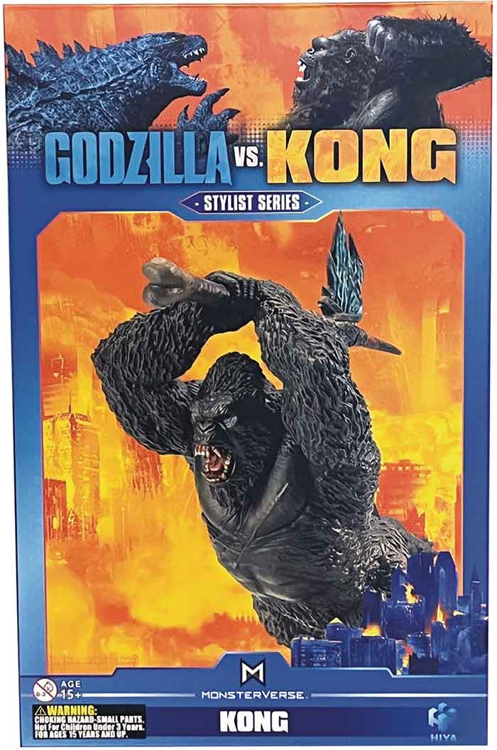 Godzilla vs Kong Monsterverse 10 Inch Statue Figure Stylist Exclusive - Kong