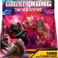 Godzilla X Kong Monsterverse 3 Inch Action Figure Basic Series - Suko with Titanus Doug