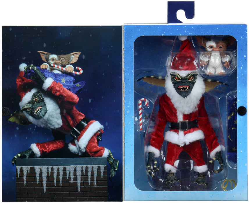 Gremlins 6 Inch Action Figure Ultimate Series - Santa Stripe with Mini Gizmo