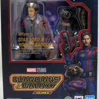 Guardians Of The Galaxy 6 Inch Action Figure S.H. Figuarts - Star Lord & Rocket Raccoon