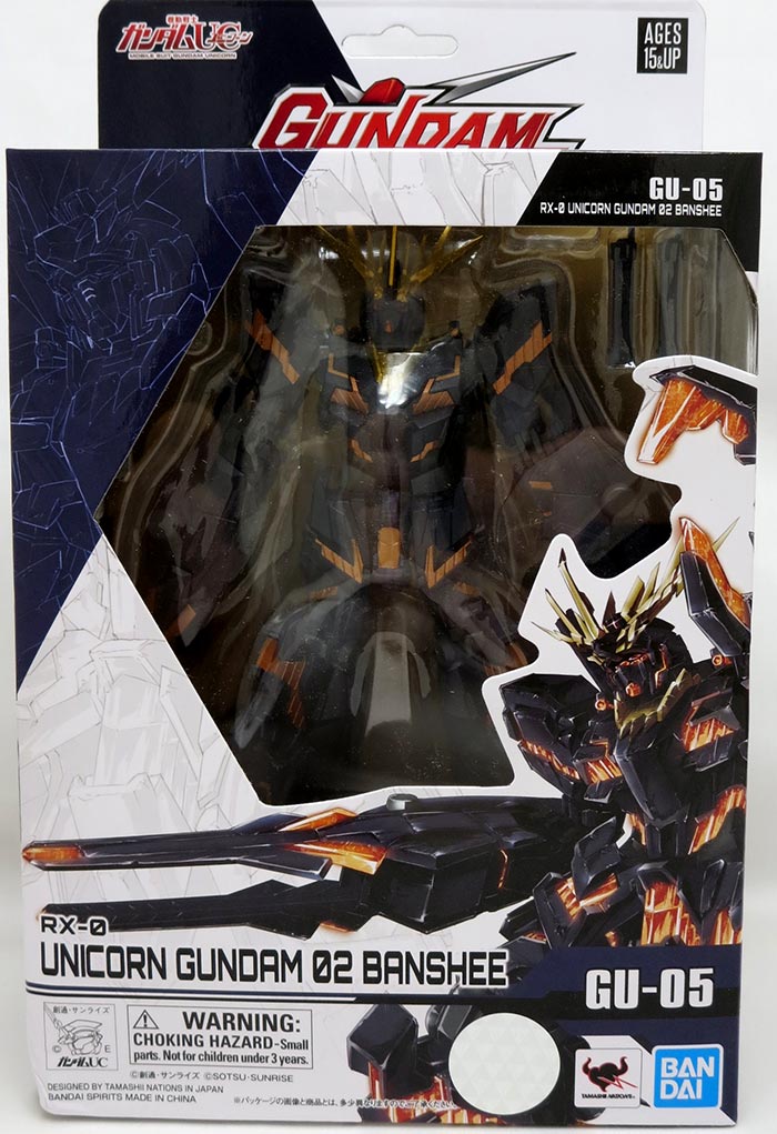 Gundam Universe 6 Inch Action Figure Robot Spirits - RX-0 Unicorn Gundam 02 Banshee GU-05