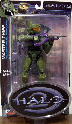 Halo 2 7 Inch Action Figure Series 4 - Master Chief with Magnum SMG and Covenant Carbine
