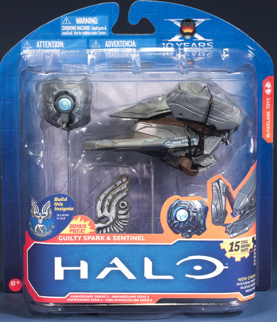 Halo Anniversary 5 Inch Action Figure Series 2 - Sentinel & Guilty Spark from Halo 3