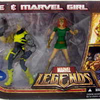 Hasbro Marvel Legends Action Figures Exclusive 2-Packs: Cable & Marvel Girl
