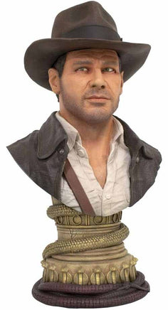 Indiana Jones Raiders of The Lost Ark 11 Inch Bust Statue 1/2 Scale - Indiana Jones Bust