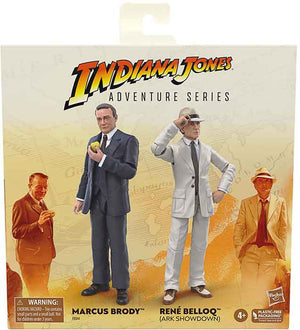 Indiana Jones 6 Inch Action Figure Wave 2 Exclusive - Marcus Brody & Rene Belloq