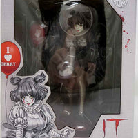 IT 8 Inch Statue Figure Bishoujo - Pennywise Monochrome Version