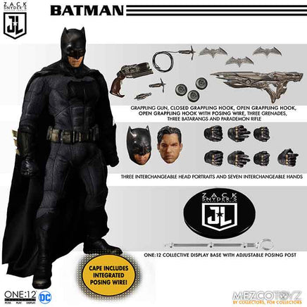 Justice League Zack Snyder 6 Inch Action Figure Deluxe Box Set - Batman, Superman, and The Flash