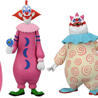 Killer Klowns from Outer Space 6 Inch Action Figure Toony Terrors 2-Pack - Slim & Chubby