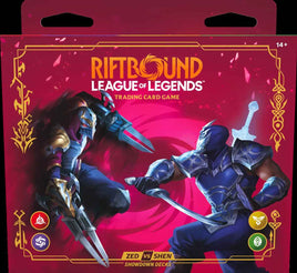 League Of Legends Trading Card Game - Riftbound Zed vs Shen Showdown Decks