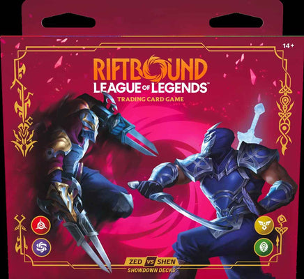 League Of Legends Trading Card Game - Riftbound Zed vs Shen Showdown Decks