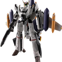 Macross Robotech 12 Inch Action Figure Hi-Metal R - VF-0S Phoenix (Roy Focker Use) + QF-2200D-B Ghost Macross