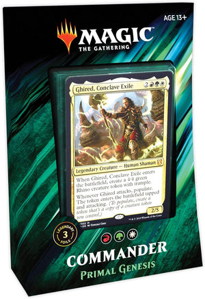 Magic the Gathering Trading Card Game - Commander 2019 Primal Genesis Deck