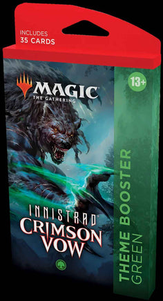 Magic The Gathering Trading Card Game - Crimson Vow Theme Booster Green