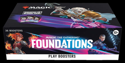 Magic the Gathering Trading Card Game - Foundations Play Booster Box| Cmdstore.ca Magic the Gathering Trading Card Game - Foundations Play Booster Box| Cmdstore.ca