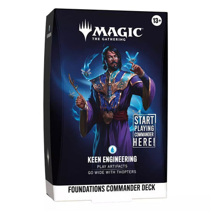 Magic the Gathering Trading Card Game Card Game - Keen Engineering Foundations Commander Deck
