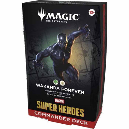 Magic the Gathering Trading Card Game Marvel Super Heroes - Wakanda Forever Commander Deck