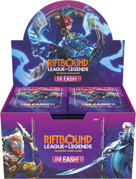 League Of Legends Riftbound Trading Card Game - Unleashed Box (24 Booster Packs)