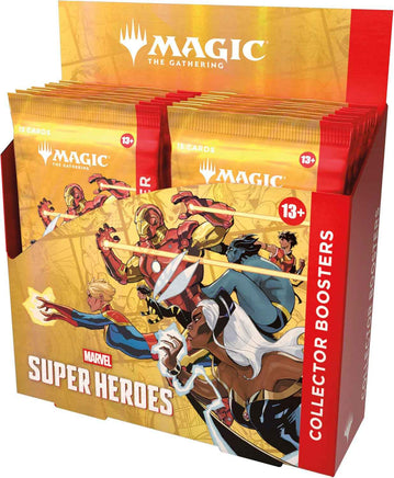 Magic The Gathering Trading Card Game - Marvel Super Heroes Collector Booster Box