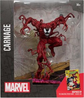 Marvel Collectible 7 Inch Statue Figure 1/10 Scale Posed Scene - Carnage The Amazing Spider-Man #362